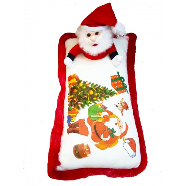 Grabadeal Santa Christmas Cushion Stuffed Soft Toy